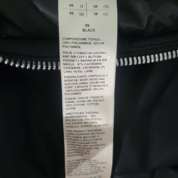 Rick Owens Black Futuristic Hooded Jacket Cropped Alice Parka M, L, XL - Picture 14 of 16